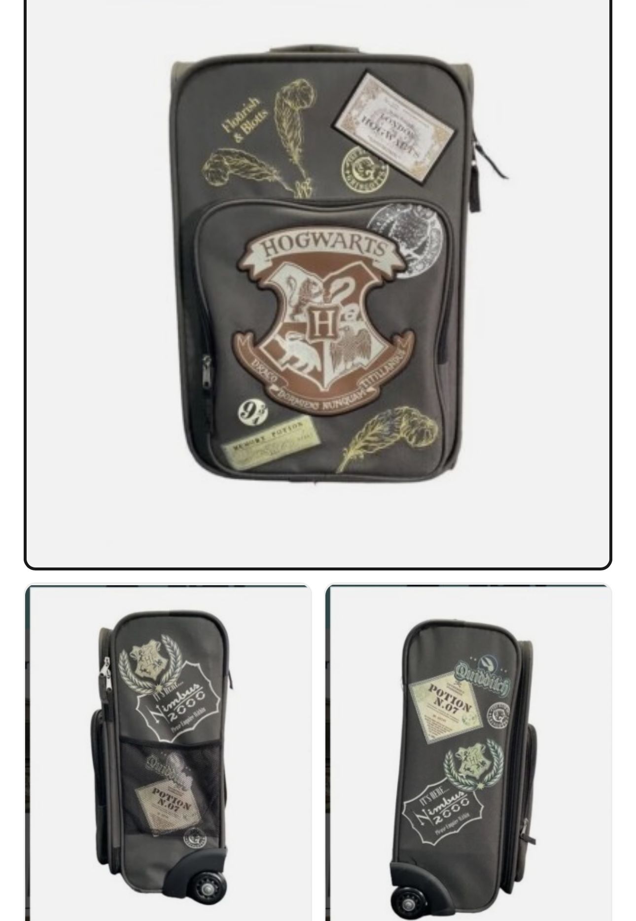 Harry Potter Hogwarts Rolling Travel Bag Carry On
