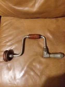 Vintage Handheld Crank Manual Drill/Screwdriver
