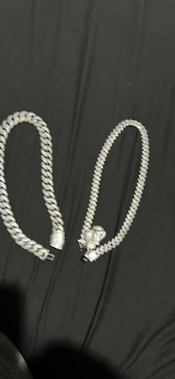 Cuban Chain White Gold