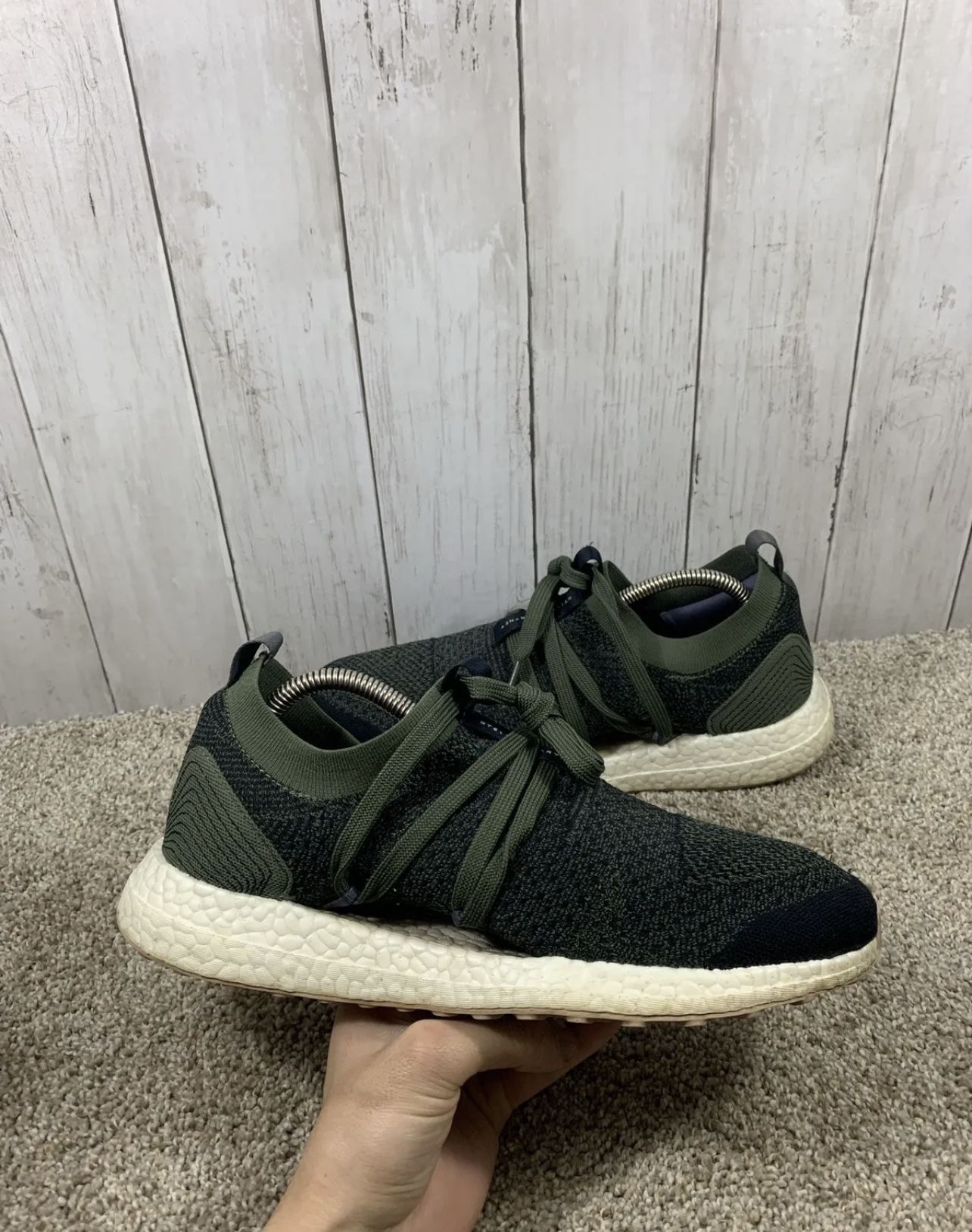 Adidas UltraBoost X x Stella McCartney Base Green 2017 Size 10