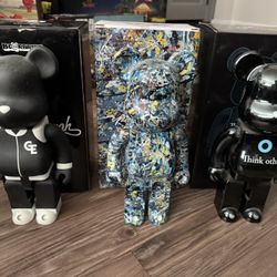 Lot Of 3 Bearbricks