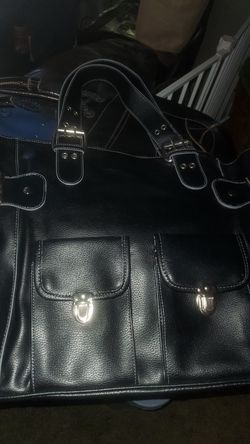 big leather newish purse
