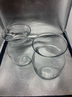 Clear large vases