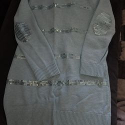 Gymboree Blue knitted long -Sleeve Dress