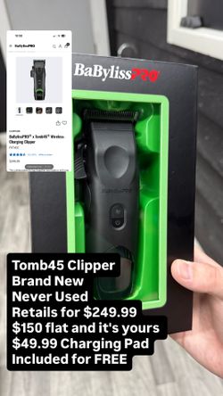 Babyliss Pro Tomb45 Clipper + Wireless Charging Pad