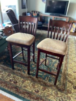 High back bar stool/counter chairs