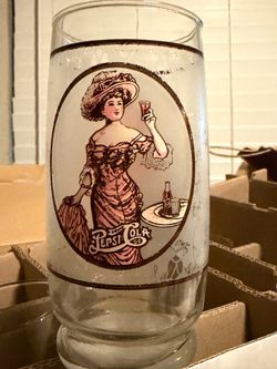 1970 Pepsi cola glasses