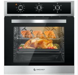 Electric wall oven 24 inch - stainless steel