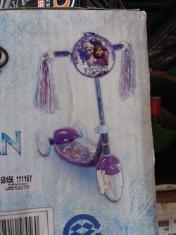 Disney frozen 3 wheel scooter