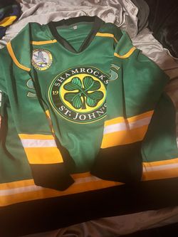 Ross "The Boss" Rhea #3 St. John's Shamrocks hockey jersey