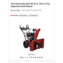 Toro 824 OE
