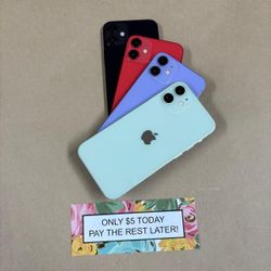 Apple IPhone 12 Mini 5G - Only $5 Today Pay The Rest Later! 