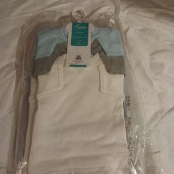Silver Light Baby girls' and Boys' bodysuits Egyptian Cotton  for the set of 3