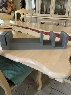 Small gray shelves