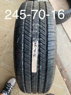 1 new 245-70-16 Goodyear
