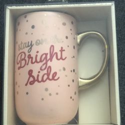 Stay on the bright side ceramic mug