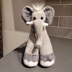 Bestever Funny Feet Elephant Long Limbs Legs Plush Gray Stuffed Animal 11"
