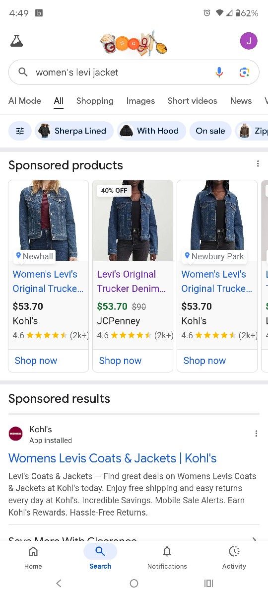Women's Levi Jacket
