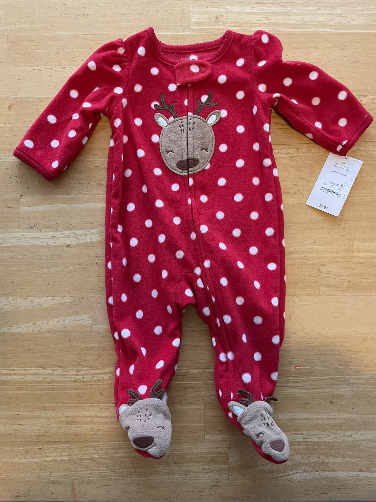 NWT Just One You Fleece Sleeper