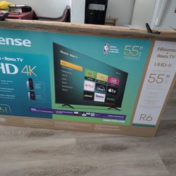 Hisense 4k HD 55 Inch  !Move Out Sale 