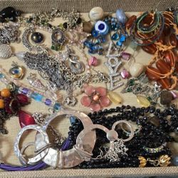 #7 Jewelry Lot Wearable and Craft 