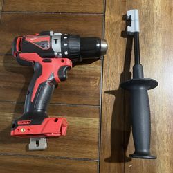 Milwaukee M18 18V Lithium-Ion Brushless Cordless 1/2 in. Compact Hammer Drill Tool Only