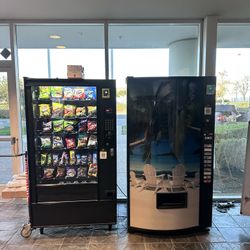 Soda And Snacks Vending Machines W/ Location