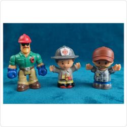 Fisher-Price Little People Figures Lot - Community Helpers & Workers