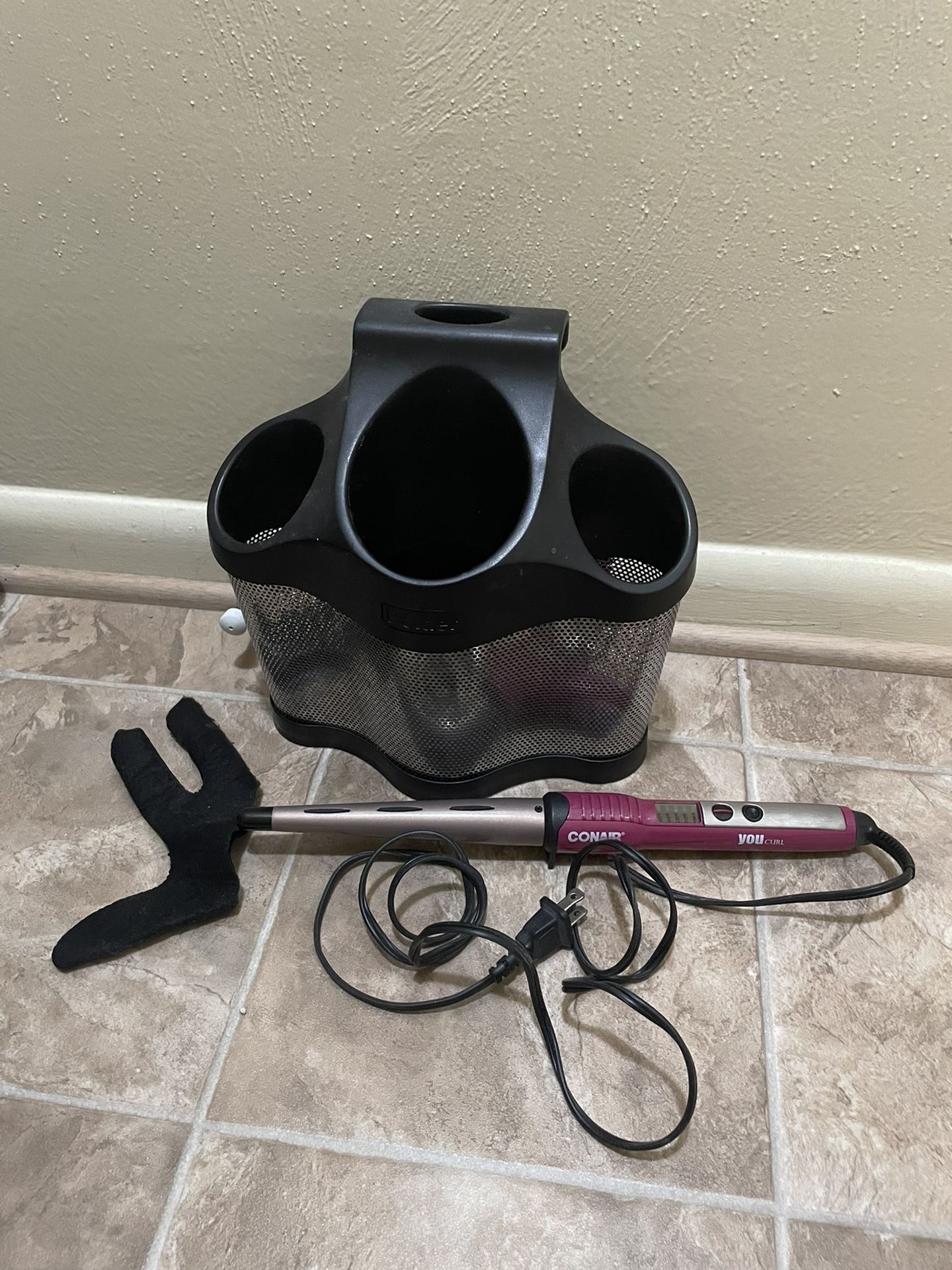 Curling Wand and heat tools holder