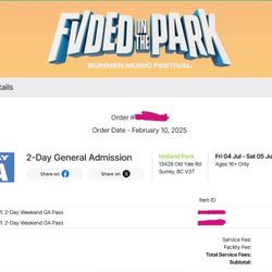 Fvded In The Park 2025