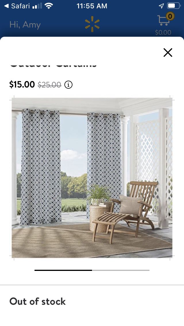 Indoor/outdoor Curtains