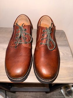 Dockers Men’s Brown Leather Oxford Shoes – Size 9M – Lug Sole