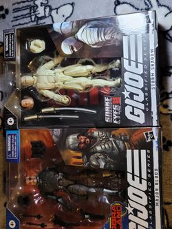 Gi Joe Classified Major Bluud And Movie Storm Shadow