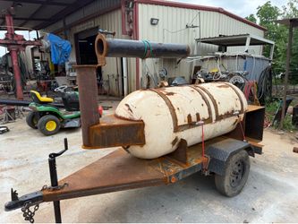 Trailer Smoker  75% Complete