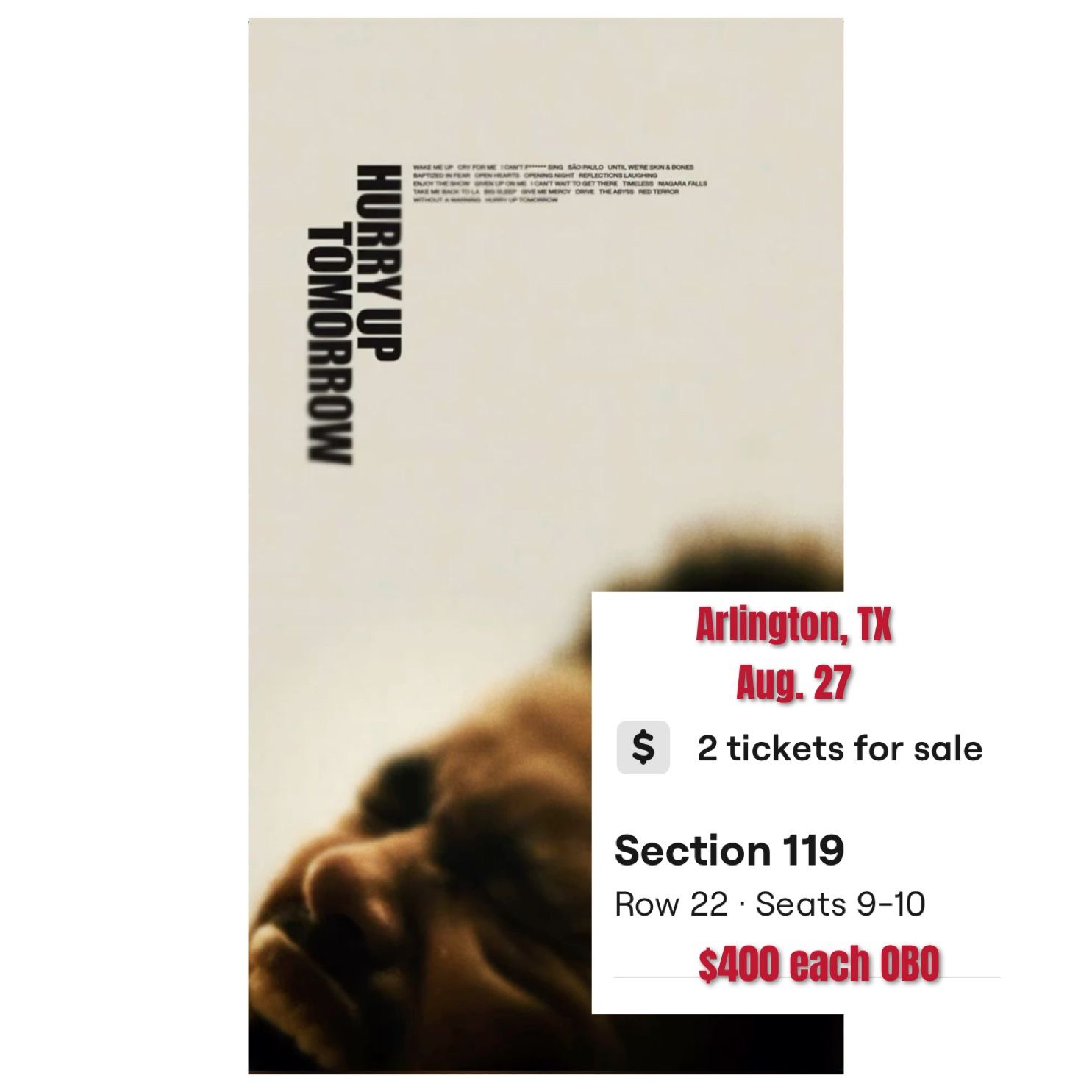 THE WEEKND CONCERT TICKETS