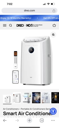 Smart Air Conditioner AC516S | 14000BTU