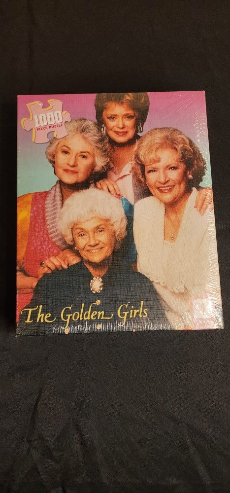 New Vintage Sealed- The Golden Girls 1000 Piece Jigsaw Puzzle