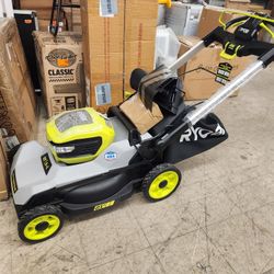 RYOBI
40V HP Brushless 21 in. Cordless Battery Walk Behind Self-Propelled Lawn Mower with (2) 6.0 Ah Batteries and Charger
New!
350$ cash no tax 
Pick
