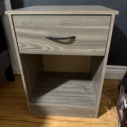 2 Gray Bed Night Stands