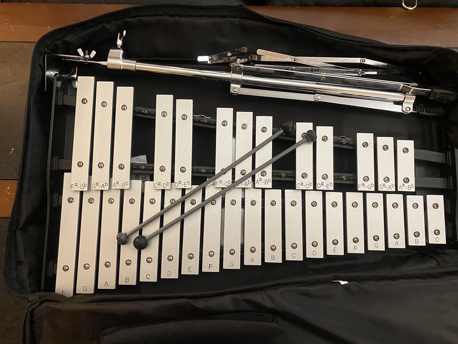 Xylophone Percussion Plus 32-Note Aluminum Bell Percussion Kit - PK32