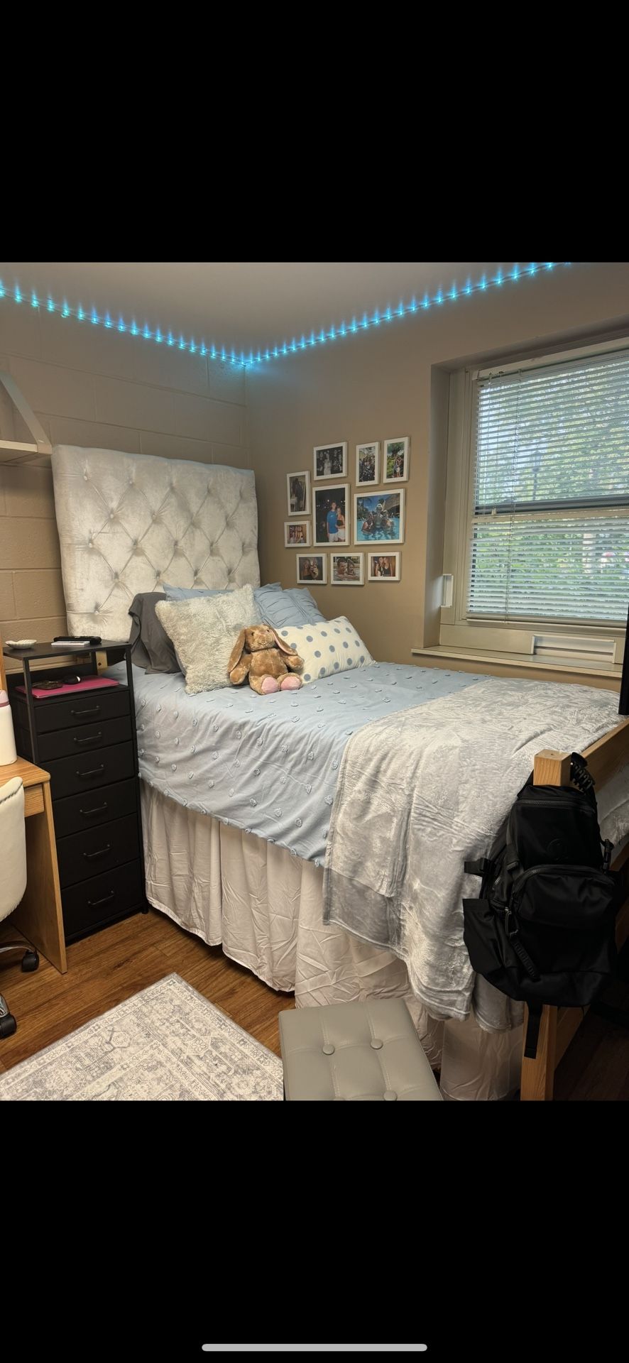 White Headboard Dorm