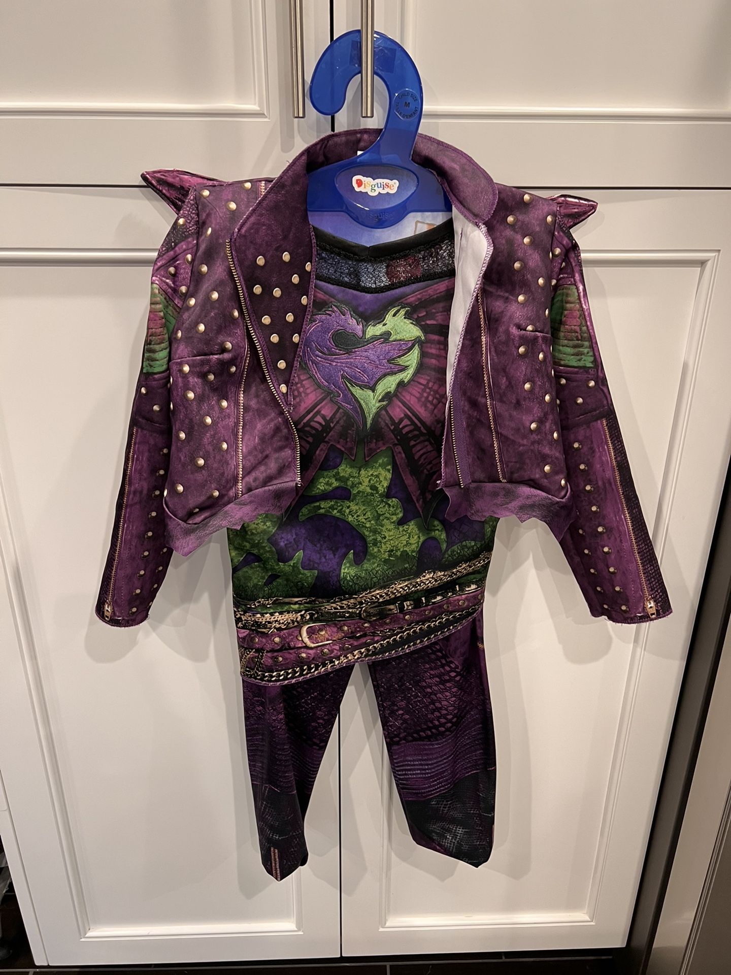 Disney Descendants 2 Mal Girls Costume With Wig Child medium