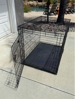 Large dog crate with cover