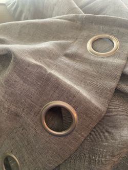 Set of sheer curtains