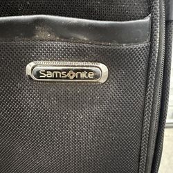 Samsonite Carry-On Rolling Suitcase – Black – Spinner Wheels