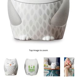 Owl Night Light And White Noise Sound Soother