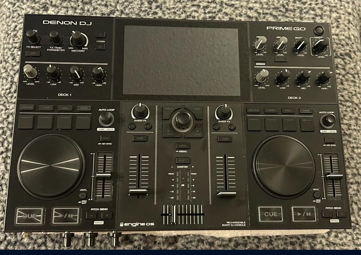 Denon DJ PRIME GO Double Deck Rechargeable Smart DJ Console
