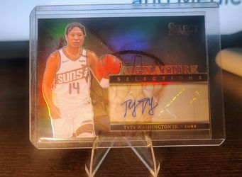 TyTy Washington Jr. Select Signature Selections Auto Card