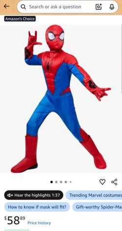 Kids Spider-Man Disguise. Kids Minecraft Disguise, GLOW IN THE DARK