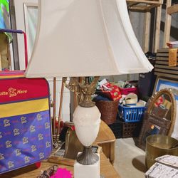 Vintage Lamp With Shade 